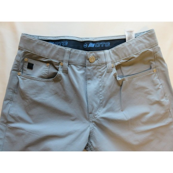 Vineyard Vines Mens 28x32 OTG On the Go Grey Pants Performance Stretch Chino EUC - Picture 4 of 9